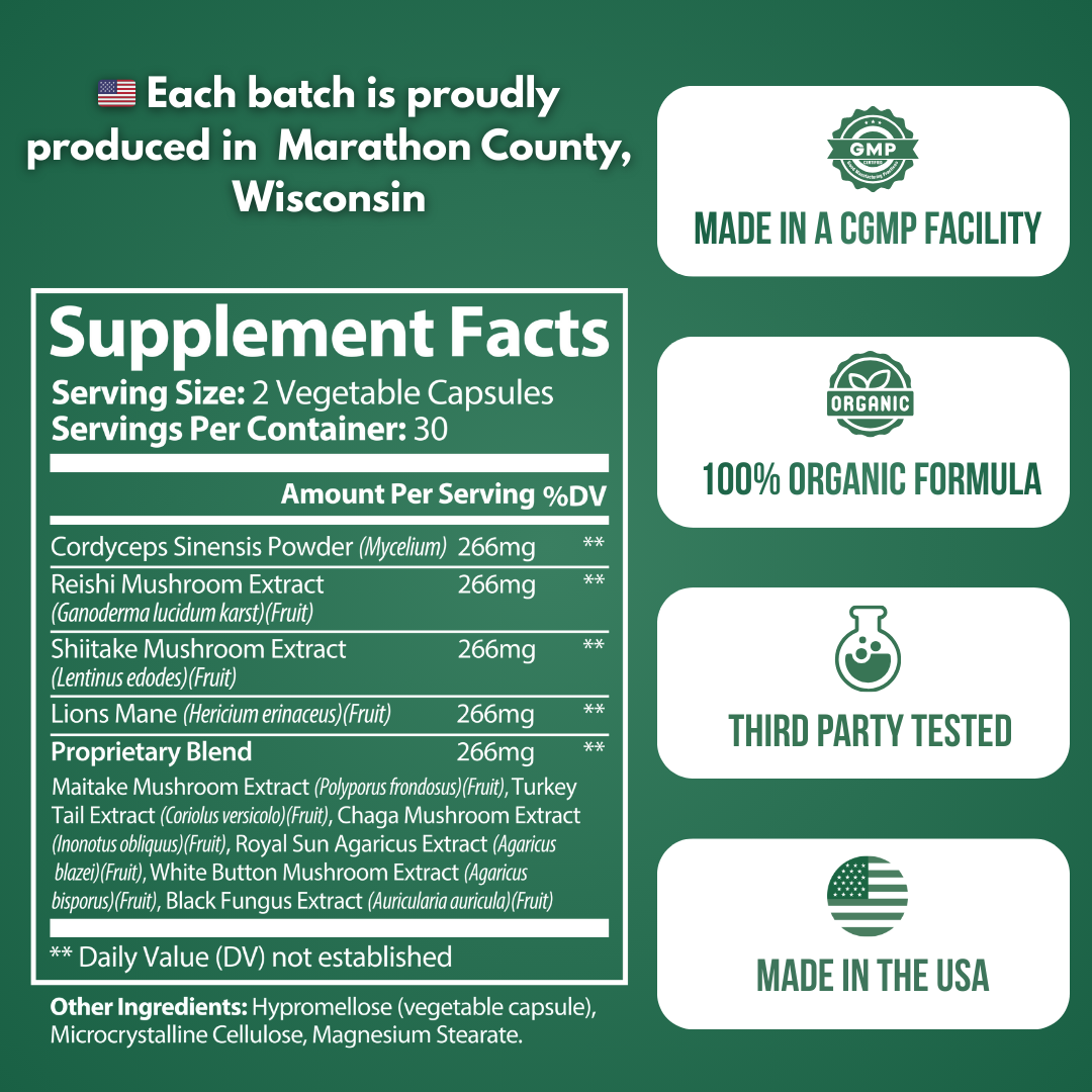 NeuroGuard 10 in 1 Mushroom Complex