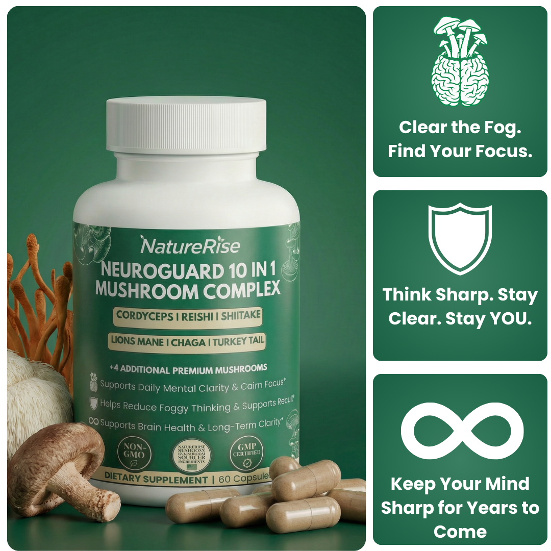 NeuroGuard 10 in 1 Mushroom Complex – NutraMD