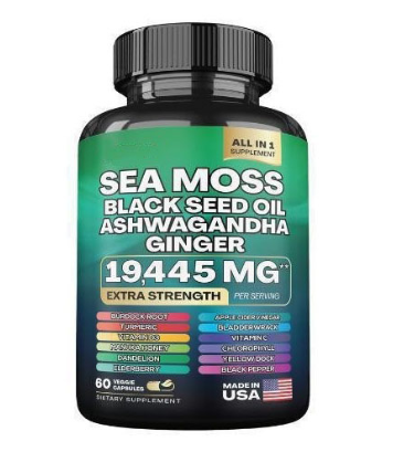 Sea Moss Supplement Capsules (One Box)